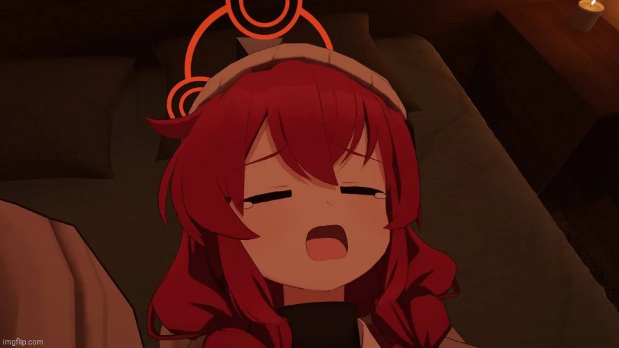 Maki yawn | image tagged in maki yawn | made w/ Imgflip meme maker
