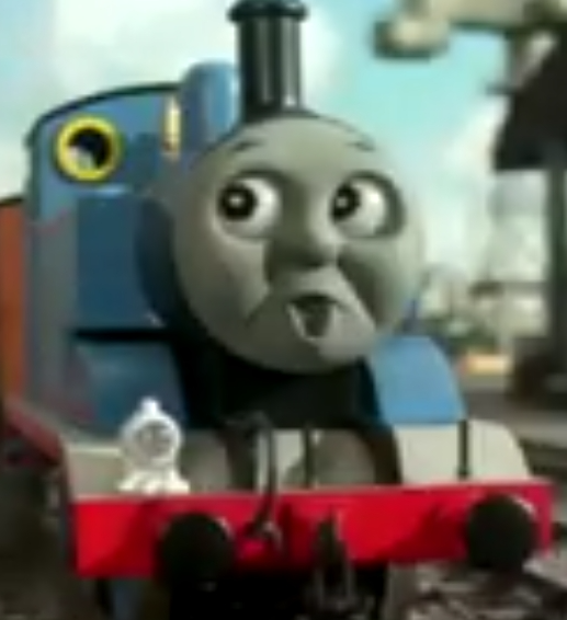 Thomas scared Blank Meme Template