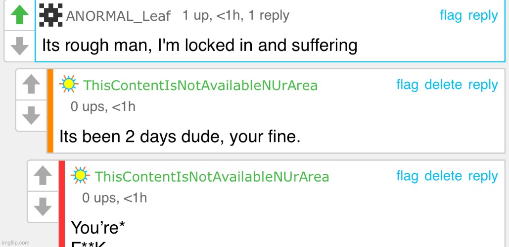 Ignore the misspelling of “you’re” | made w/ Imgflip meme maker