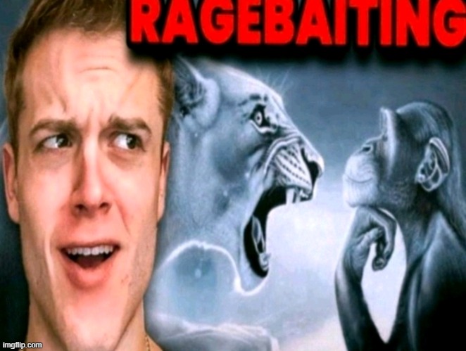 "Your scratch account has been terminated for horror elements" | image tagged in ragebaiting | made w/ Imgflip meme maker