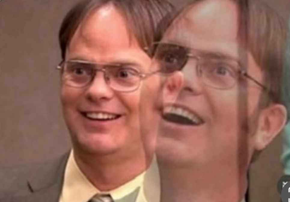 Confused Dwight Blank Meme Template