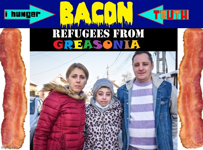 Remember: NO CAB spelled backwards is BACON | image tagged in vince vance,bacon,grease,refugees,i love bacon,bacon memes | made w/ Imgflip meme maker