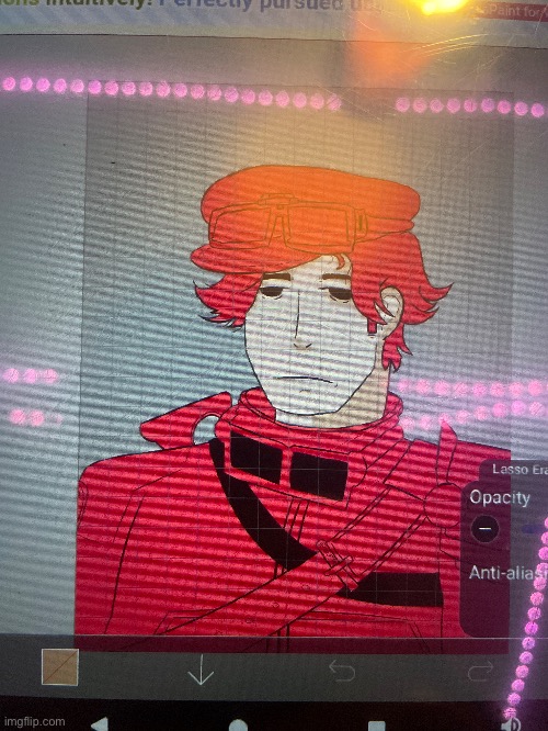 Working on a commission (imgflip, why you made the photo look dooky) | made w/ Imgflip meme maker