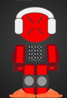 High Quality Killdroid with yeezys Blank Meme Template