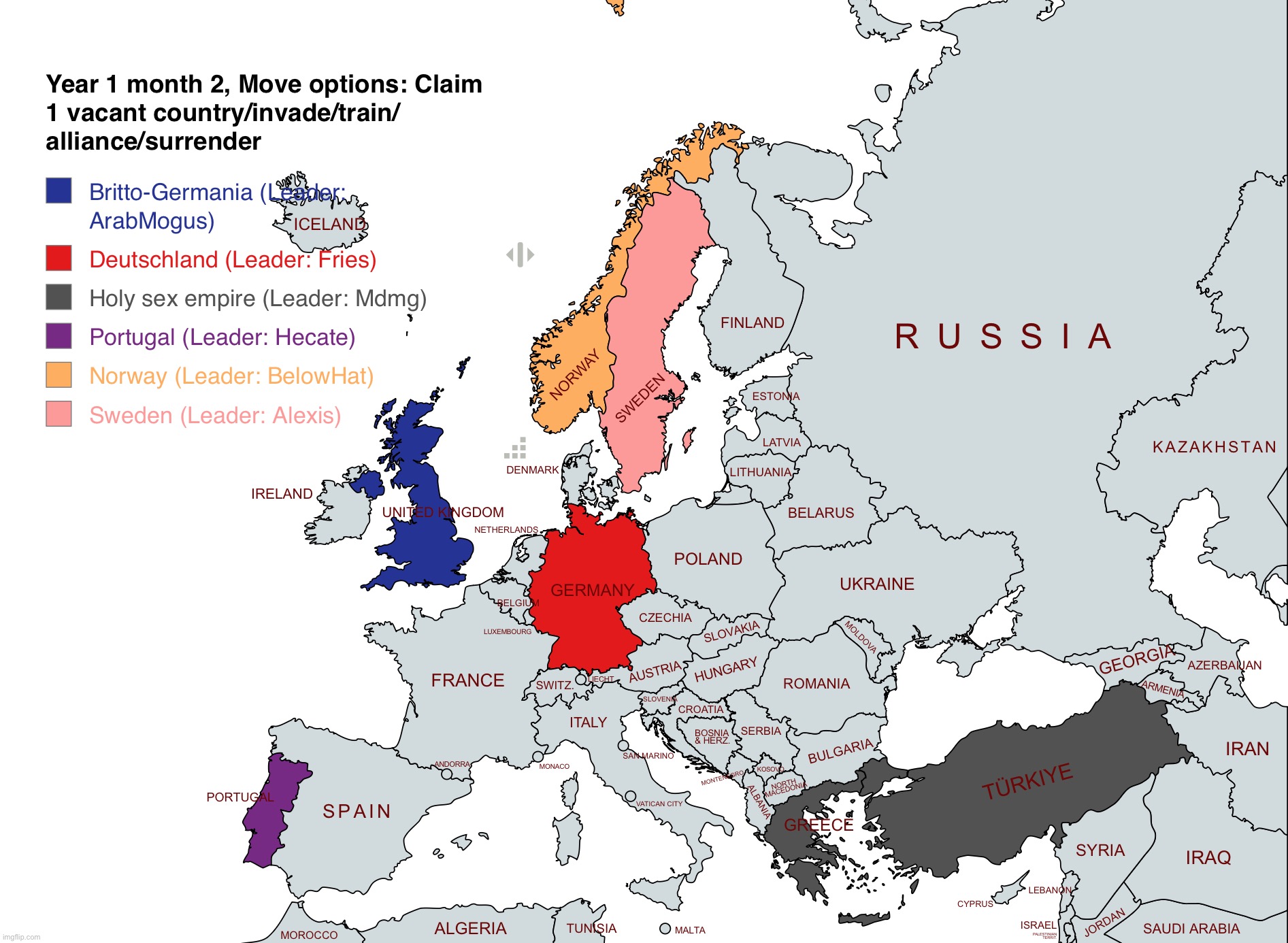 Fill up some countries | image tagged in norther europe | made w/ Imgflip meme maker