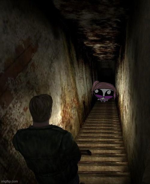 "my wife is dead!!!11!1!!!!!!1!!1" "womp womp" | image tagged in james staircase | made w/ Imgflip meme maker