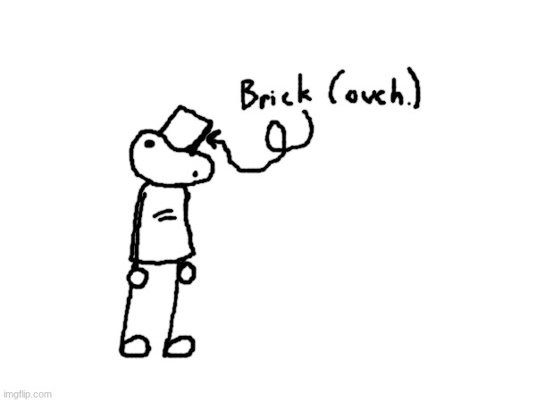 guy with a brick in his head | made w/ Imgflip meme maker