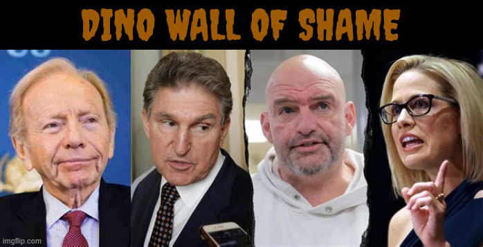 DINO WALL OFF SHAME | DINO WALL OF SHAME | image tagged in dino wall off shame,turncoats,traitors,corporate tools,self seving | made w/ Imgflip meme maker
