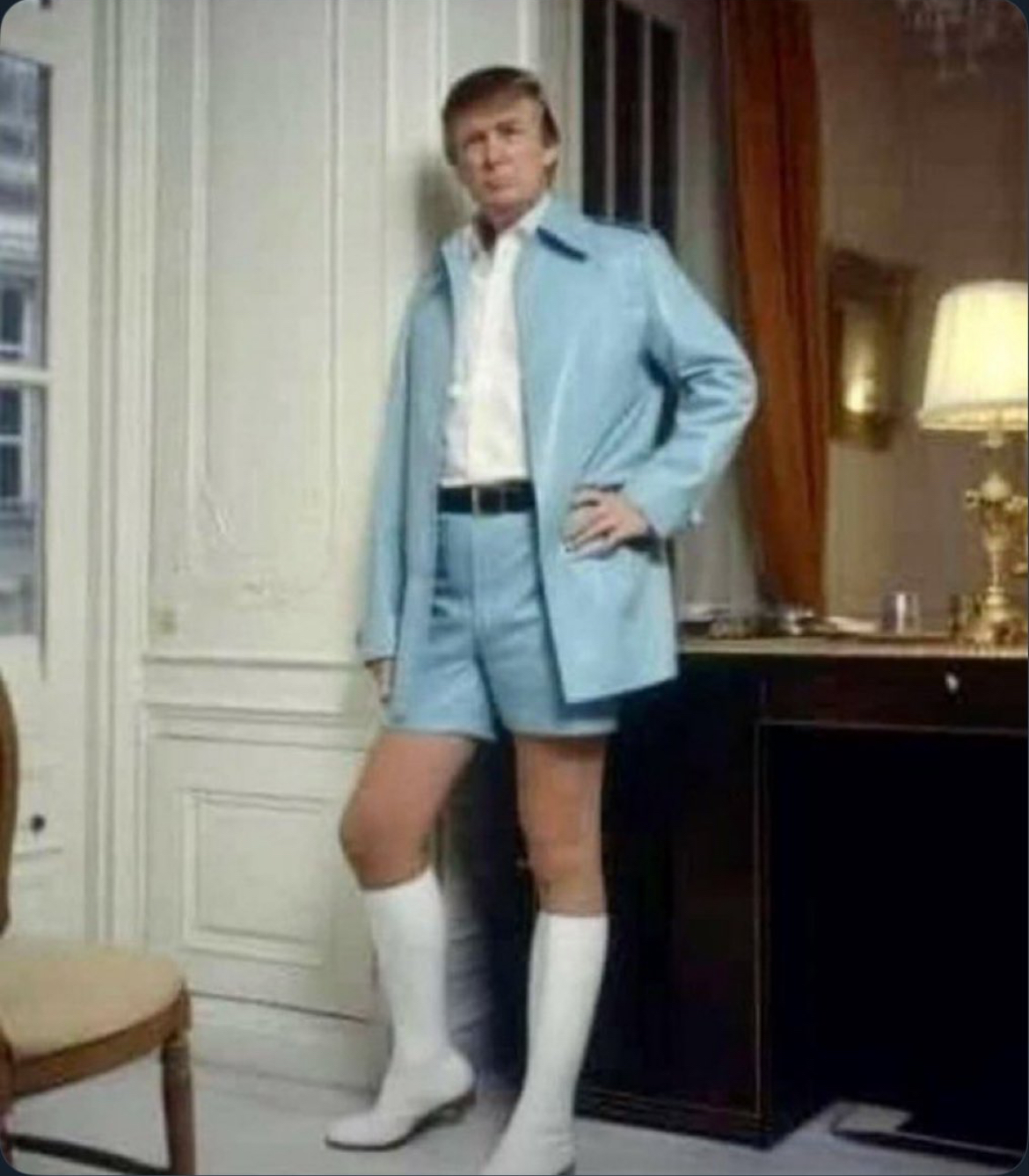 Trump weirdo Blank Meme Template