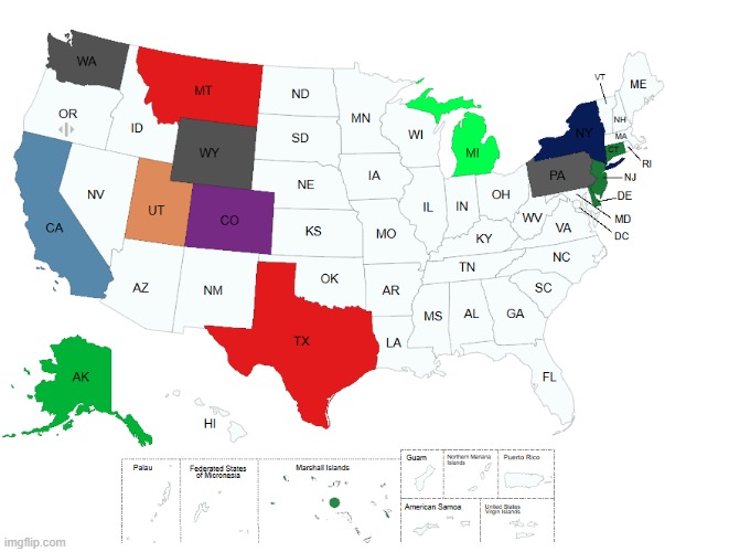 state and color | made w/ Imgflip meme maker