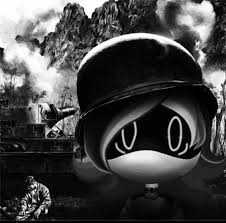 Thousand Uzi Stare Blank Meme Template