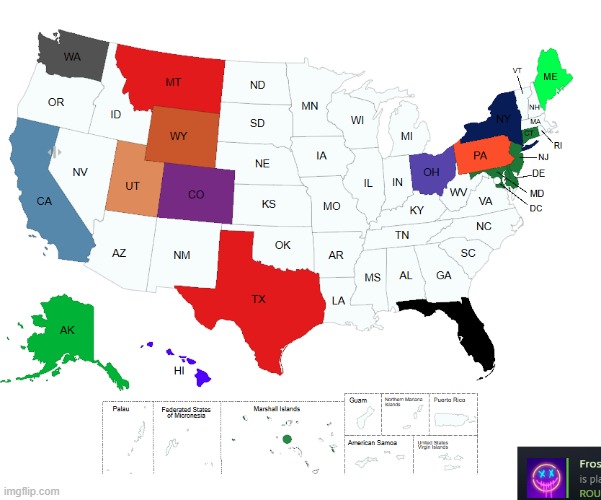 state and color | made w/ Imgflip meme maker