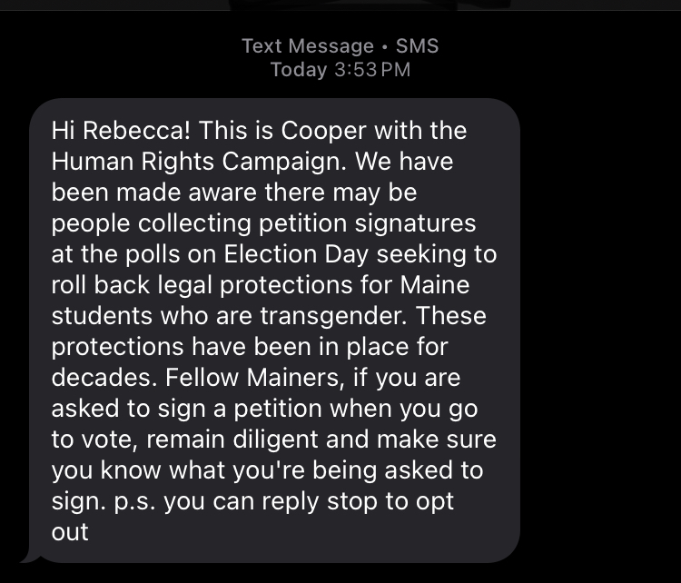 Transgender maine safety Blank Meme Template