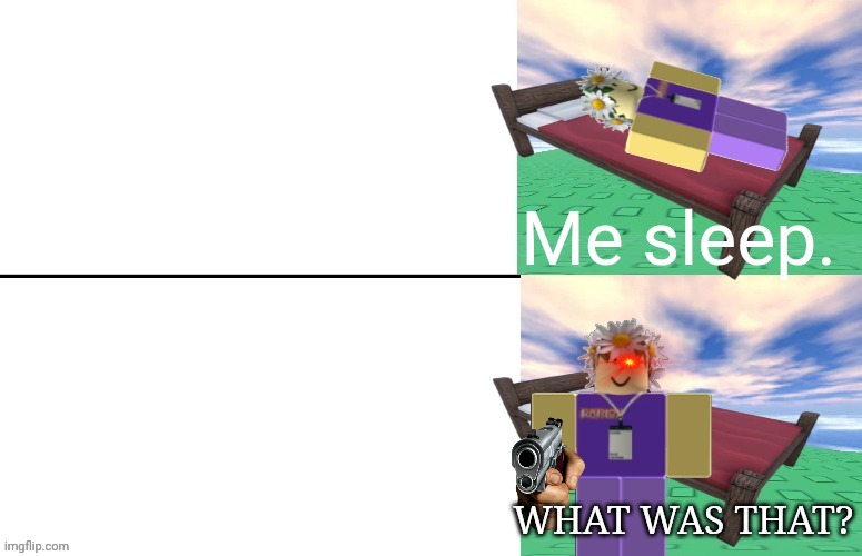 Claim was sleeping Blank Meme Template