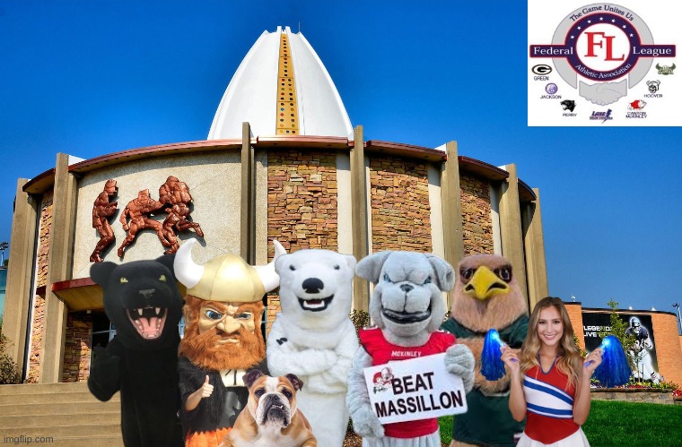 Federal League Ohio meme | image tagged in memes,ohio,highschool,mascots,sports,hall of fame | made w/ Imgflip meme maker