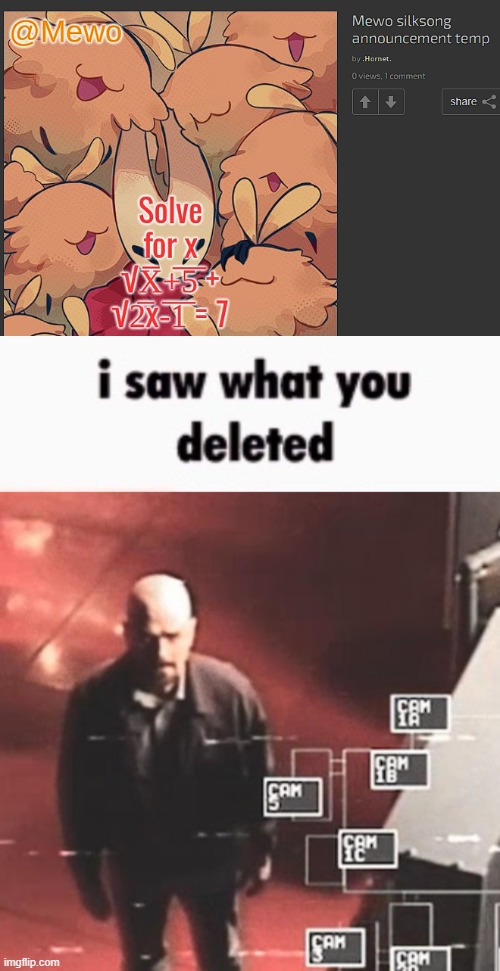 image tagged in i saw what you deleted | made w/ Imgflip meme maker