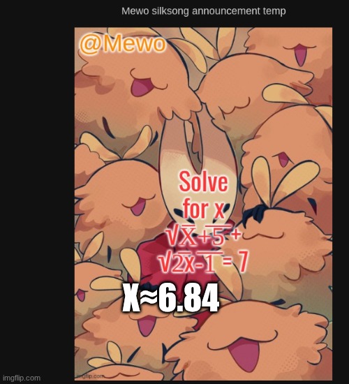 :nerd: | X≈6.84 | made w/ Imgflip meme maker