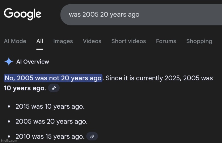 fym it's 2025? it's clearly 2015 | made w/ Imgflip meme maker