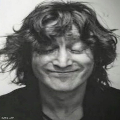 John Lennon holding back laughter | image tagged in john lennon holding back laughter | made w/ Imgflip meme maker