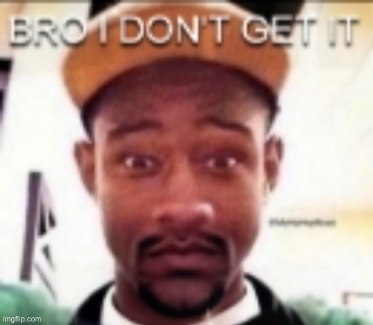 image tagged in bro i don't get it | made w/ Imgflip meme maker