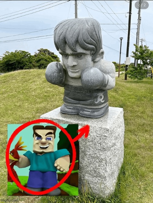 Grotesque Steve | image tagged in steve,minecraft steve,statue,repost | made w/ Imgflip meme maker