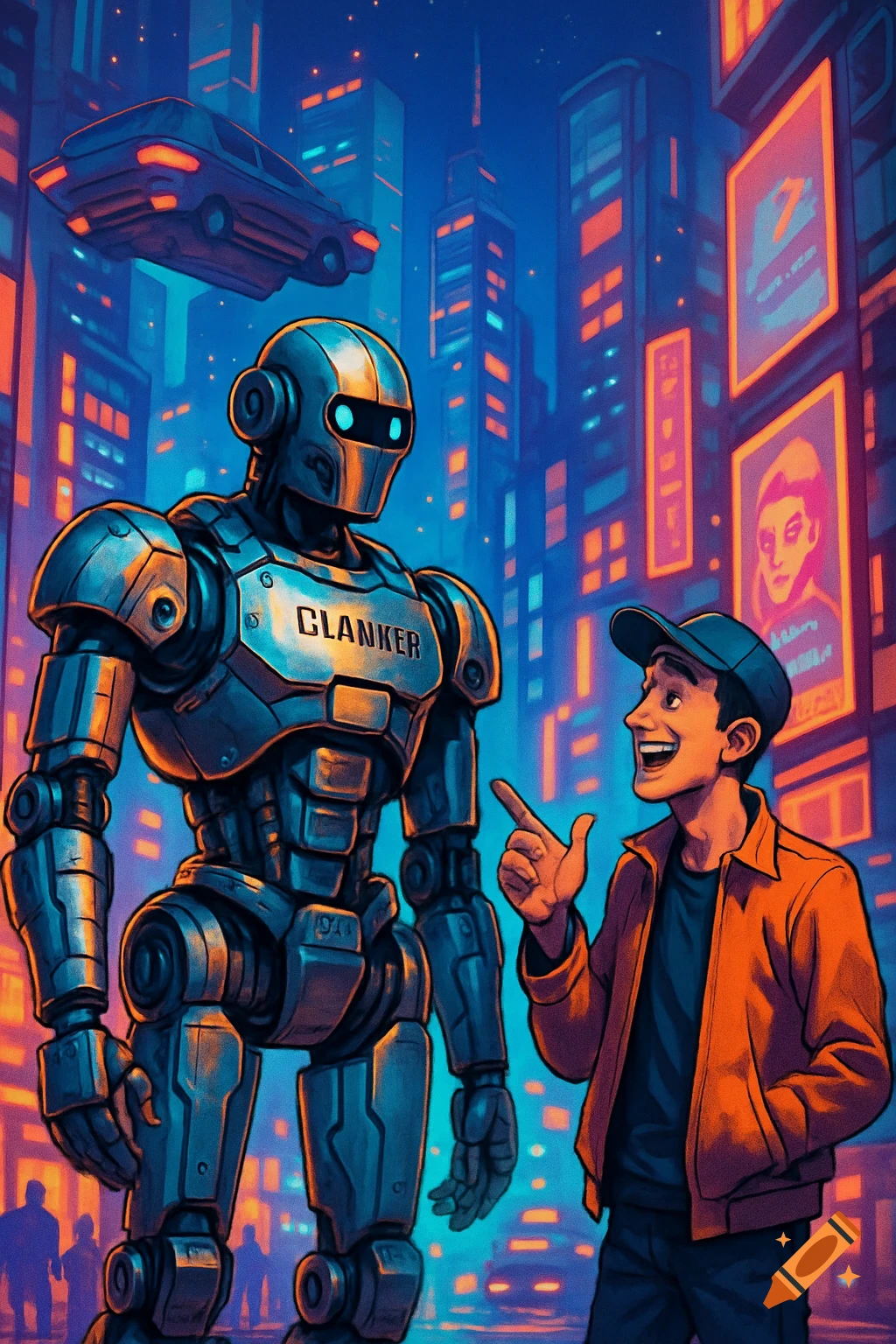 clankerbot-5000 Blank Meme Template