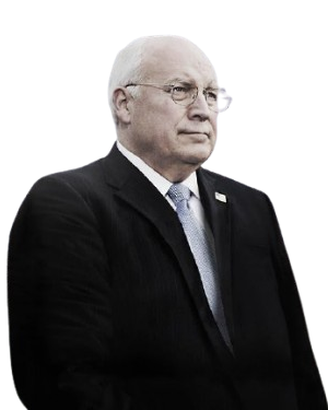 Dick Cheney, no background Blank Meme Template
