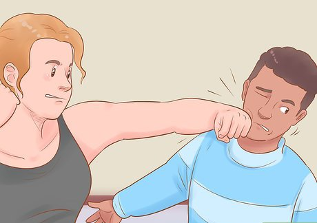 Someone hitting the another person Blank Meme Template