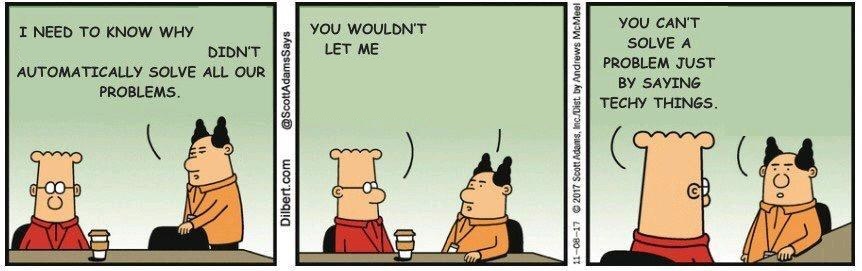 Dilbert Tech Kubernetes Blank Meme Template