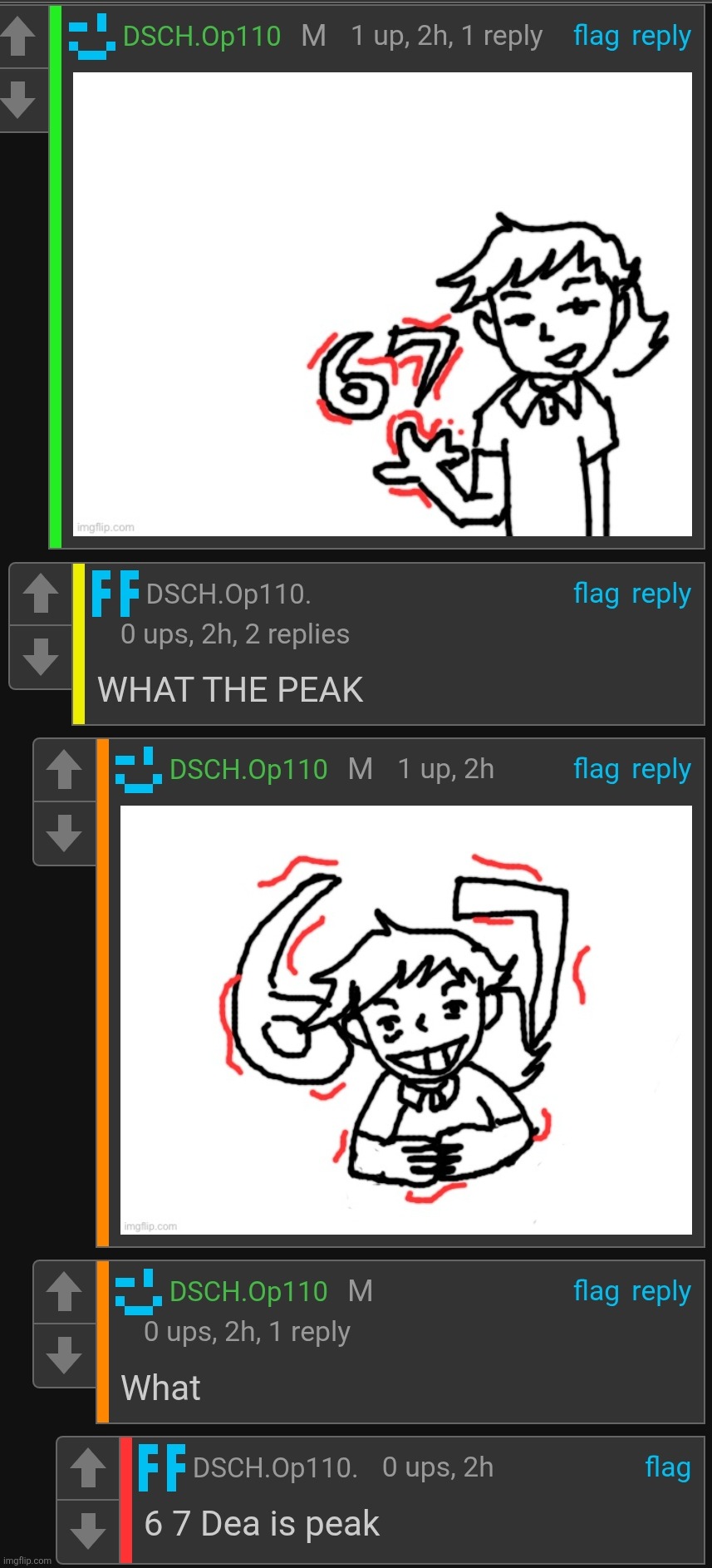 67 dea | made w/ Imgflip meme maker