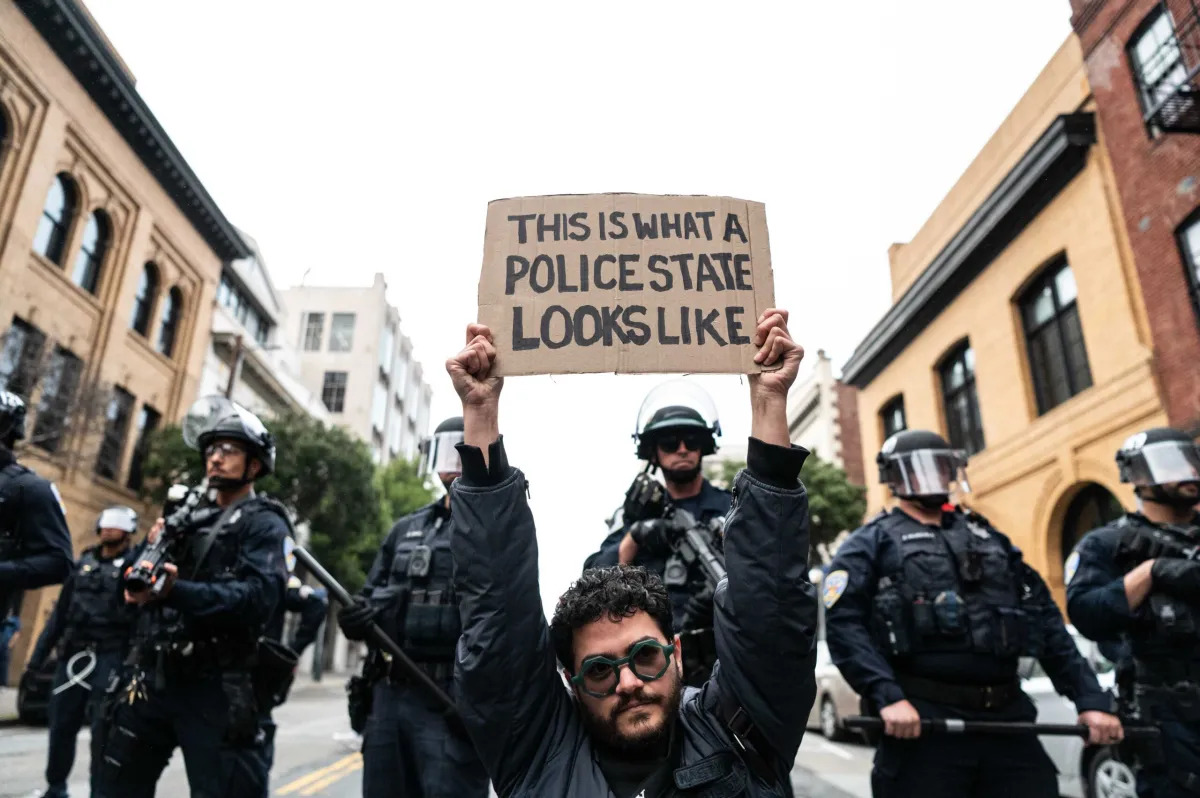 POLICE STATE Blank Meme Template