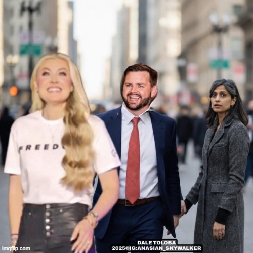 Whoever made this template should win an award | image tagged in j d vance | made w/ Imgflip meme maker