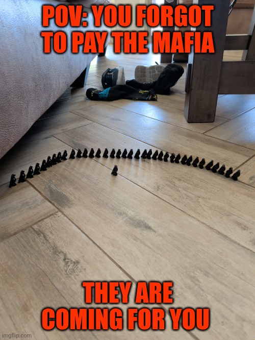 Bird up | POV: YOU FORGOT TO PAY THE MAFIA; THEY ARE COMING FOR YOU | image tagged in bird up | made w/ Imgflip meme maker
