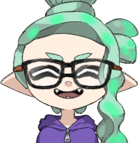 Skye Glowing (Inkling + Casual) Blank Meme Template