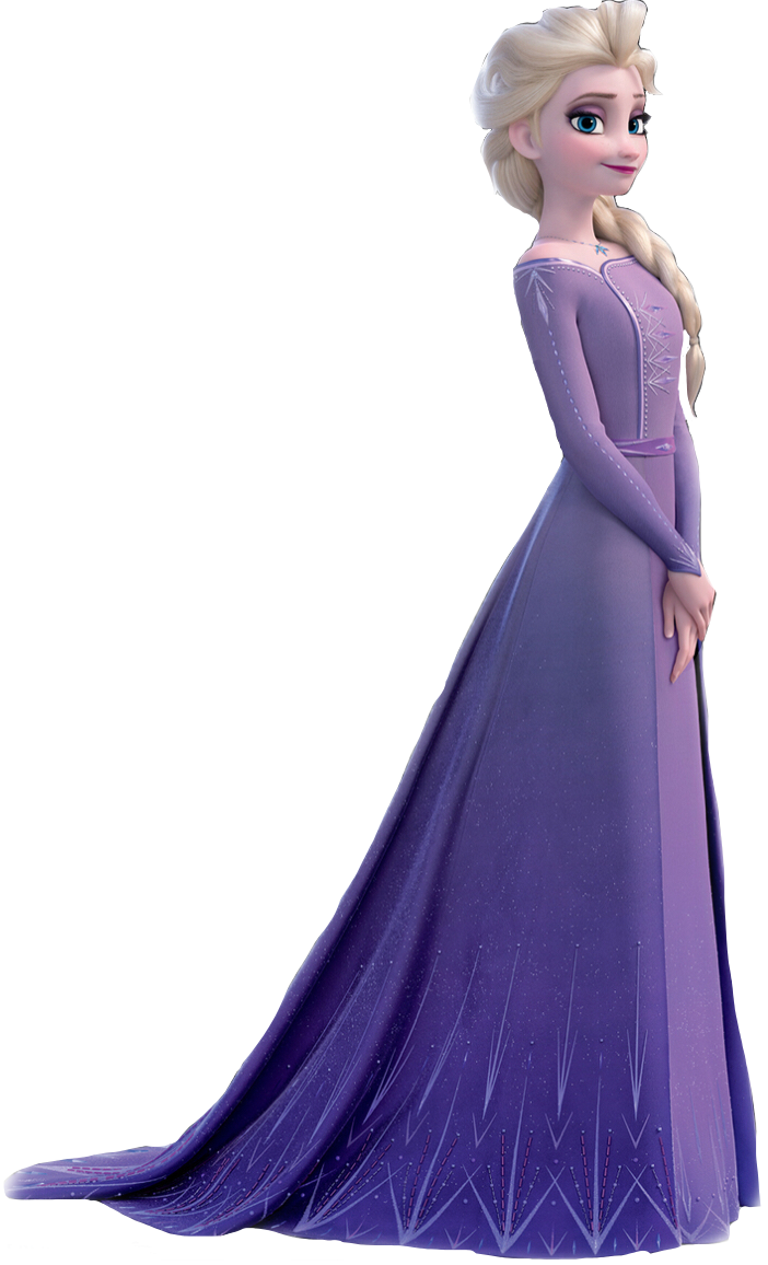 Elsa (Frozen II) Autumn Dress PNG Blank Meme Template