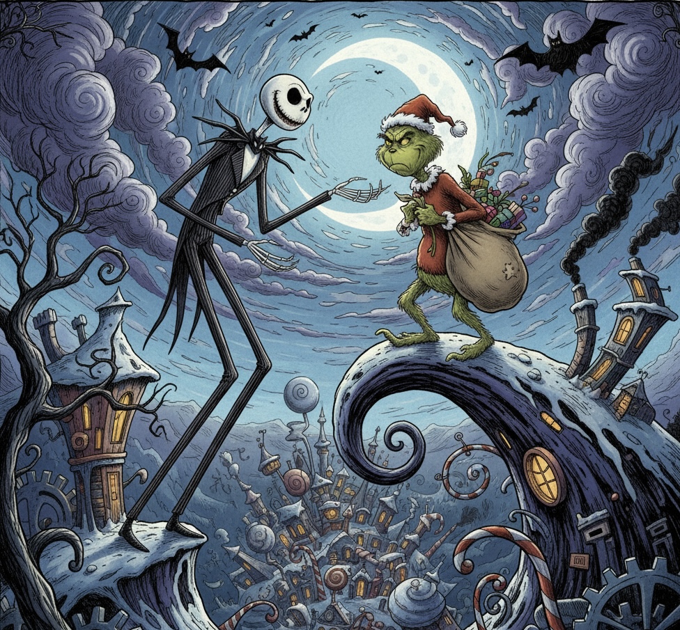 The Grinch Before Christmas Blank Meme Template