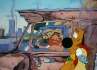 What A Cartoon Yellow Redneck Mustard Blank Meme Template