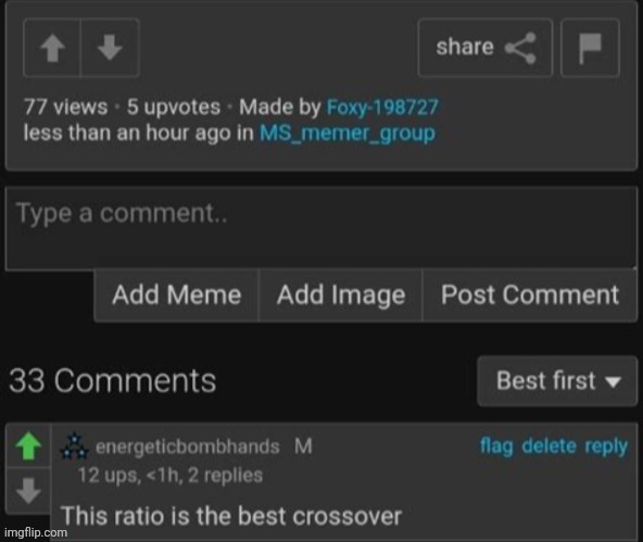 This ratio is the best crossover | image tagged in this ratio is the best crossover | made w/ Imgflip meme maker