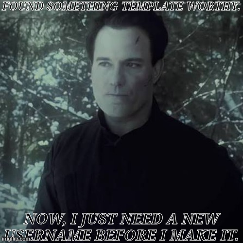 He's Gorgeous & I Love This Lighting <333 :} | FOUND SOMETHING TEMPLATE WORTHY. NOW, I JUST NEED A NEW USERNAME BEFORE I MAKE IT. | image tagged in arthur ketch,david haydn jones,british men of letters,supernatural,apocalypse world,template idea | made w/ Imgflip meme maker