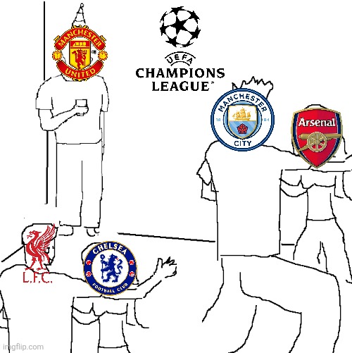 Man Utd ToT | image tagged in they don't know,manchester united,premier league,champions league,chelsea,manchester city | made w/ Imgflip meme maker