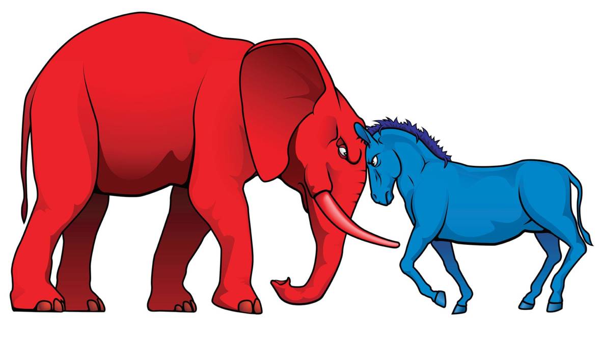 Republicans and Democrats Blank Meme Template