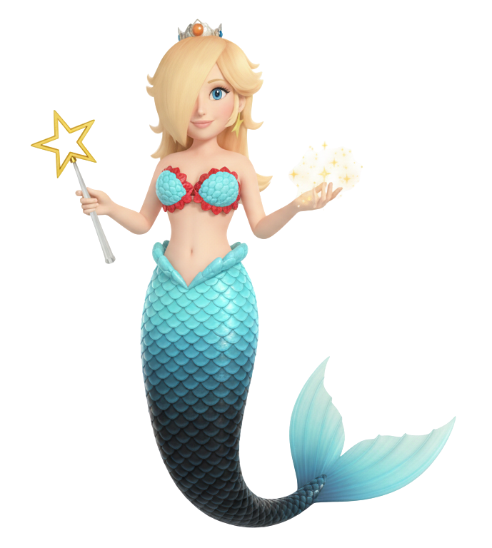 mermaid rosalina Blank Meme Template