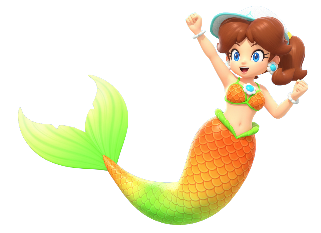 mermaid daisy Blank Meme Template