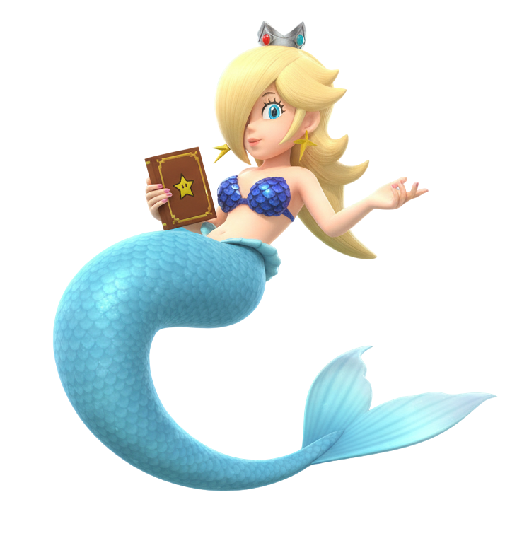 Mermaid Rosalina Blank Meme Template