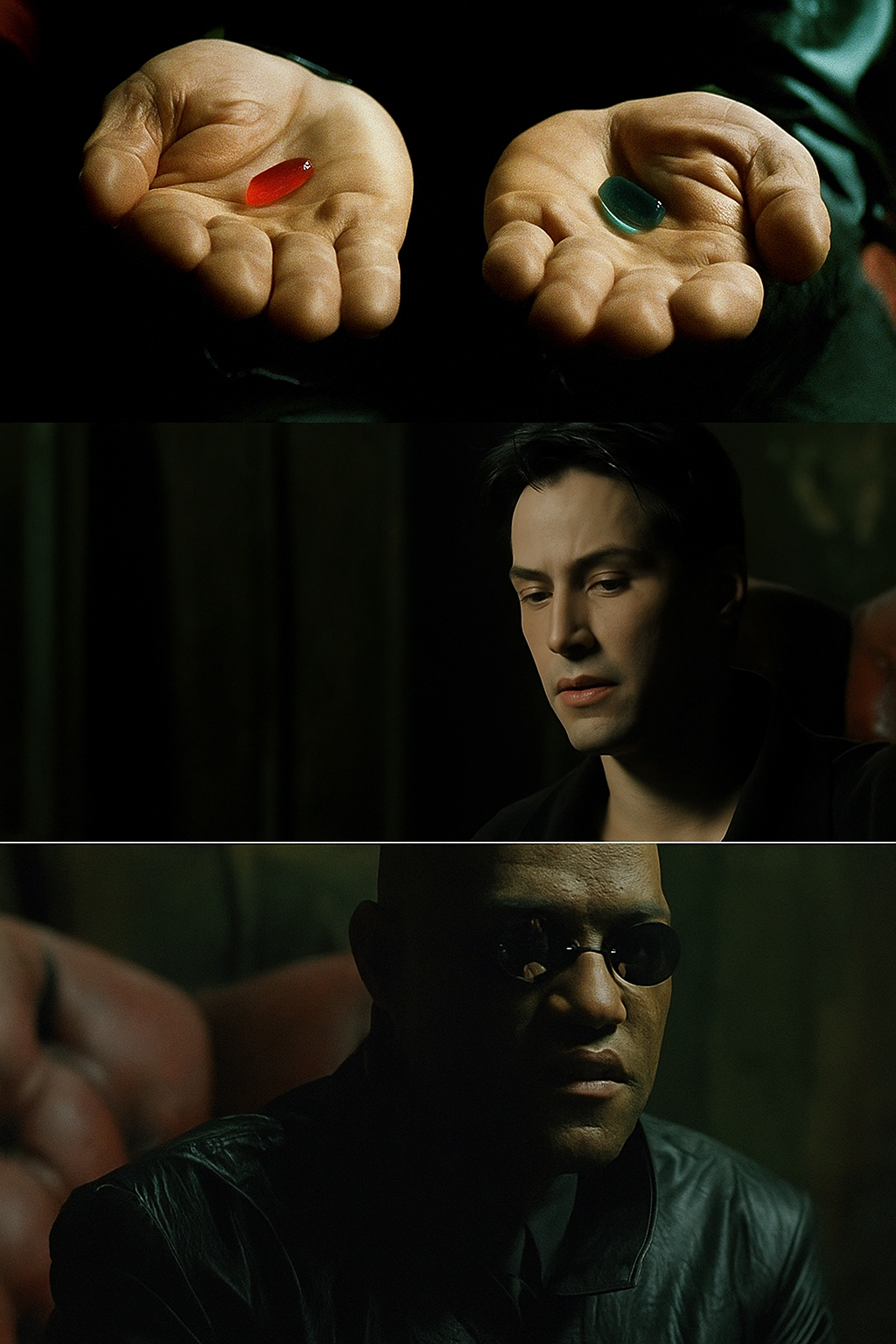 Matrix pills empty Blank Meme Template