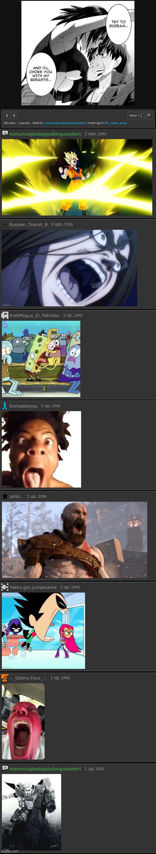 Scream Blank Meme Template