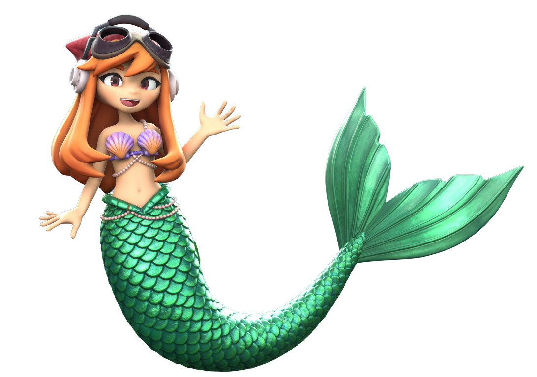 mermaid meggy Blank Meme Template