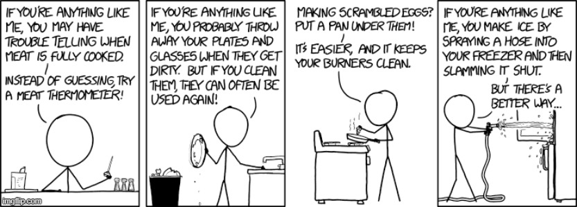 image tagged in tips,meat,dirty dishes,eggs,ice,toilet paper | made w/ Imgflip meme maker