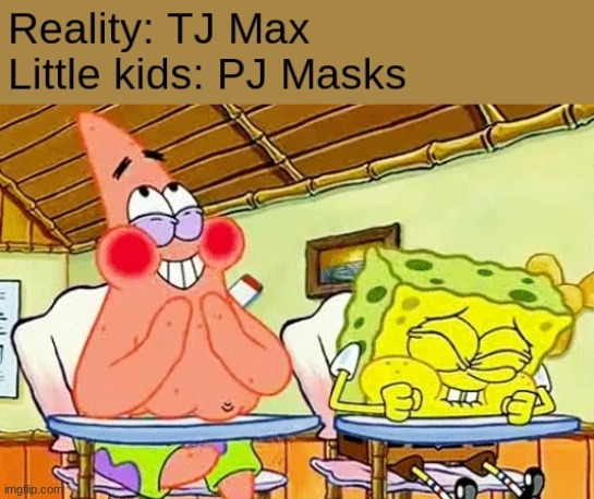 I... HAVE... AN... I...DEA!!! | image tagged in kids,store,bad joke | made w/ Imgflip meme maker