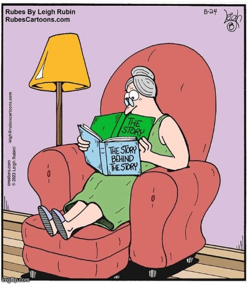 Rubes | image tagged in comics,rubes,books,story behind the story,surprised | made w/ Imgflip meme maker